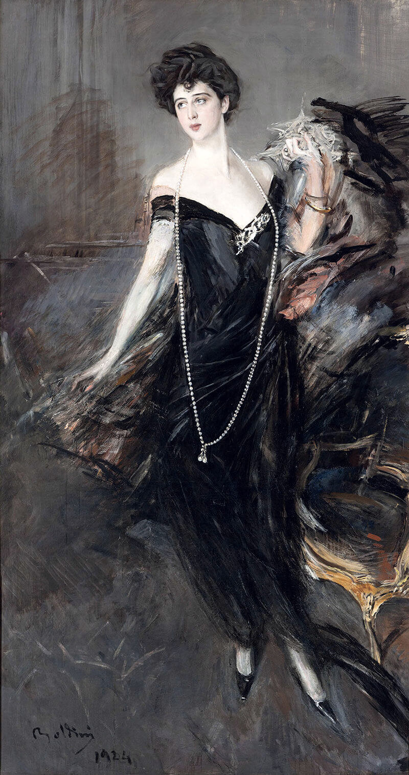 Giovanni Boldini Ritratto di donna Franca Florio, olio su tela (1901 - 1924)