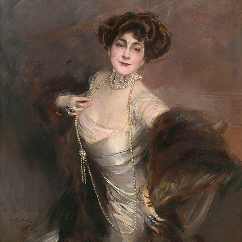 Giovanni Boldini, Ritratto della signora Diaz Albertini, 1909