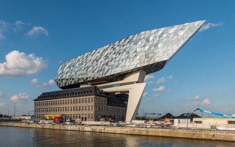 Zaha Hadid New Port Building - Anversa, Belgio 2016 © Peter Knoop 
